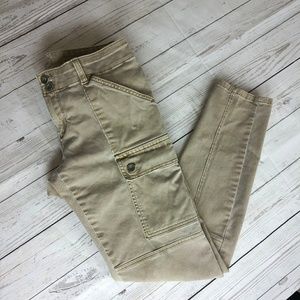 Banana Republic skinny cargo pants 8